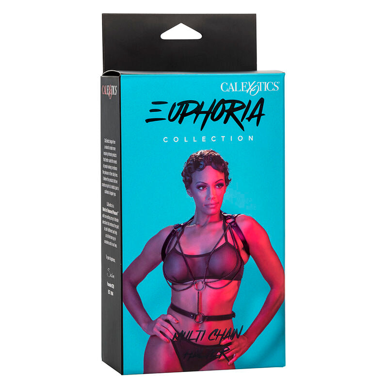 CALEXOTICS - EUPHORIA ARNÉS ESTILO CABESTRO CON MÚLTIPLES CADENAS PREMIUM CALEXOTICS
