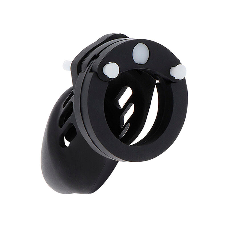 HIDDEN DESIRE - EXTREME JAULA DE CASTIDAD SILICONA TALLA S NEGRO HIDDEN DESIRE