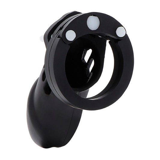 HIDDEN DESIRE - EXTREME JAULA DE CASTIDAD SILICONA TALLA L NEGRO HIDDEN DESIRE