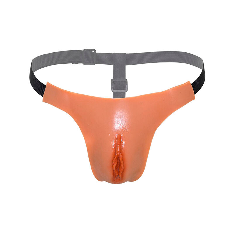 HIDDEN DESIRE - ALTER EGO TANGA VAGINA ABIERTA AJUSTABLE NATURAL HIDDEN DESIRE