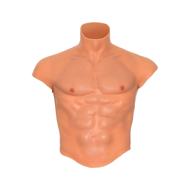 HIDDEN DESIRE - ALTER EGO CAMISETA SILICONA TORSO MASCULINO CON ABDOMINALES NATURAL HIDDEN DESIRE
