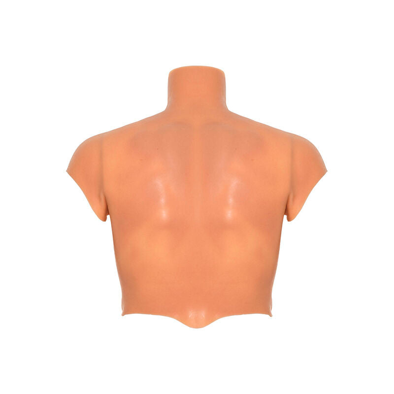 HIDDEN DESIRE - ALTER EGO CAMISETA SILICONA TORSO MASCULINO CON ABDOMINALES NATURAL HIDDEN DESIRE
