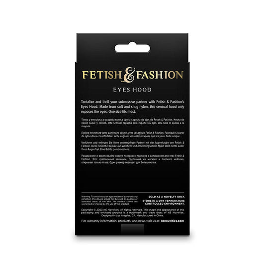 NS NOVELTIES - FETISH & FASHION PASAMONTAÑAS APERTURA DE OJOS NYLON BLANCO NS NOVELTIES