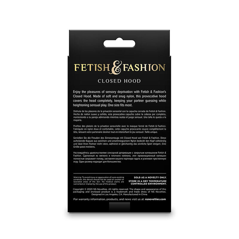 NS NOVELTIES - FETISH & FASHION PASAMONTAÑAS COMPLETO NYLON BLANCO NS NOVELTIES