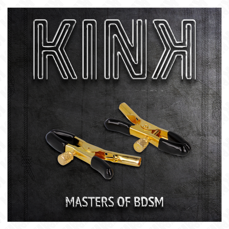 KINK - PINZAS PARA PEZONES DORADO 6 CM KINK NIPPLE GRIP