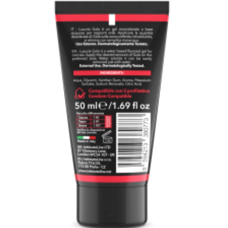 INTIMATELINE LUXURIA - GOLA GEL ORAL FRESA 50 ML INTIMATELINE LUXURIA