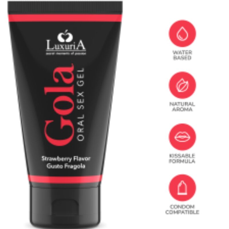 INTIMATELINE LUXURIA - GOLA GEL ORAL FRESA 50 ML INTIMATELINE LUXURIA