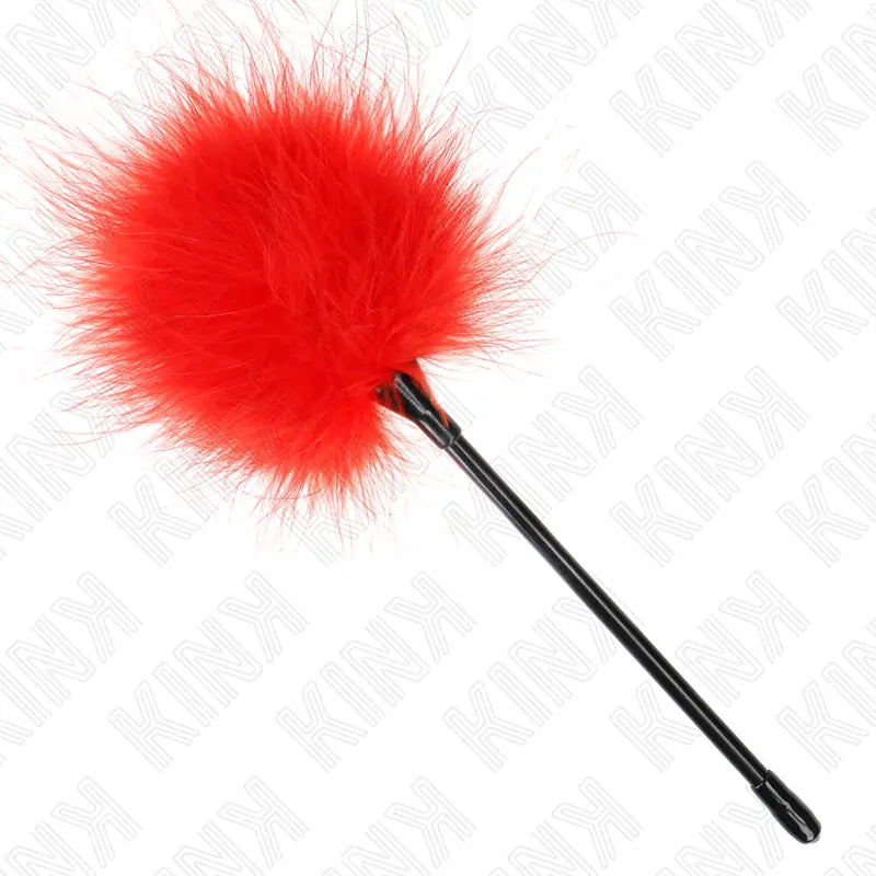 KINK - PLUMAS PARA COSQUILLAS ROJO USADO PARA EL KIT BONDAGE 27 CM KINK IMPACT & TOUCH