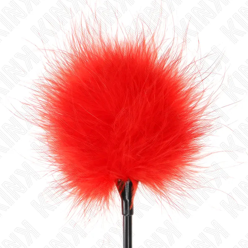 KINK - PLUMAS PARA COSQUILLAS ROJO USADO PARA EL KIT BONDAGE 27 CM KINK IMPACT & TOUCH