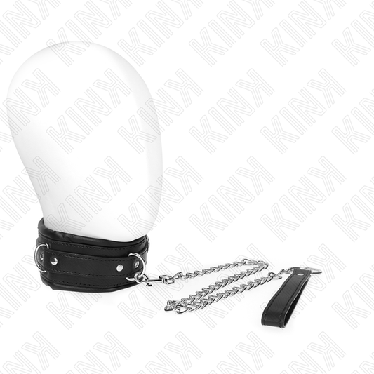 KINK - COLLAR CON CORREA 65 CM PESADO MODELO 4 AJUSTABLE 36.5-50 CM KINK COLLAR & GAG