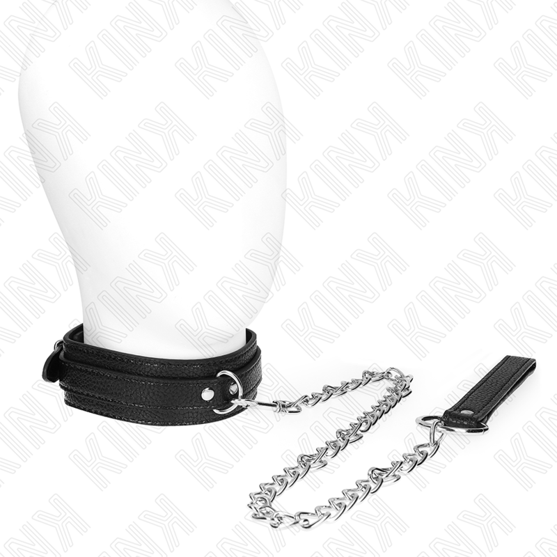 KINK - COLLAR CON CORREA 65 CM PATRÓN DE SERPIENTE KINK COLLAR & GAG