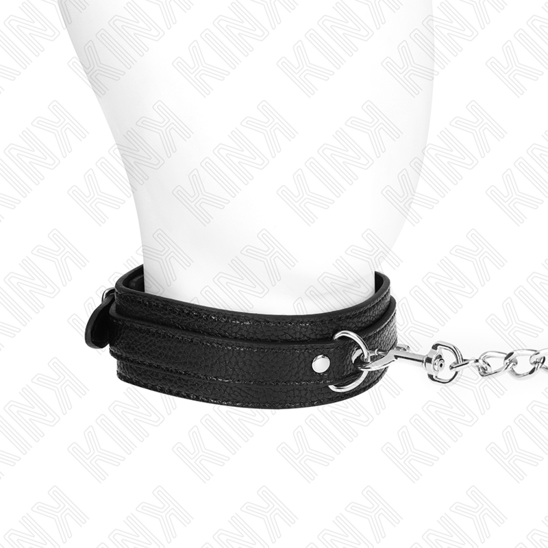 KINK - COLLAR CON CORREA 65 CM PATRÓN DE SERPIENTE KINK COLLAR & GAG