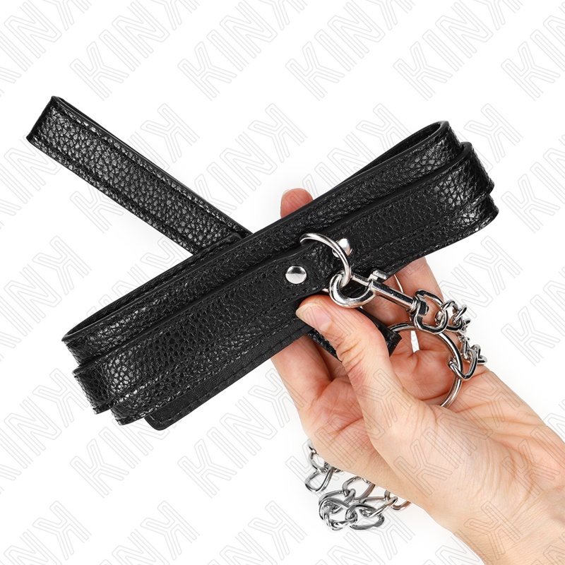 KINK - COLLAR CON CORREA 65 CM PATRÓN DE SERPIENTE KINK COLLAR & GAG