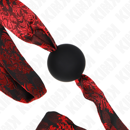 KINK - MORDAZA DE BOLA 4.5 CM DE SILICONA SCANDAL MODELO 2 146 x 4 CM KINK COLLAR & GAG