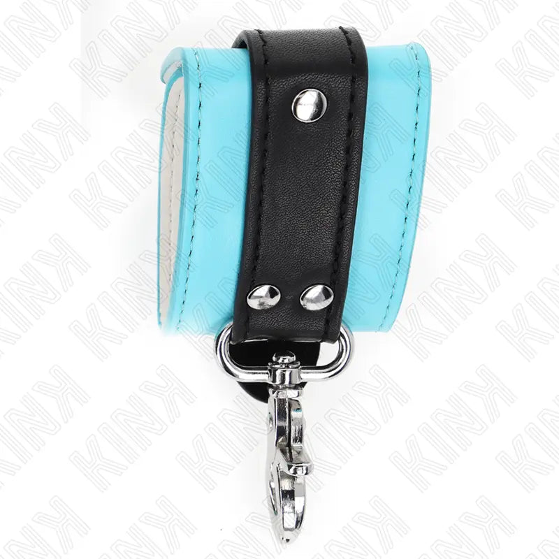 KINK - MUÑEQUERAS CON CIERRE PREMIUM NEGRO / AZUL AJUSTABLE 21-28 CM X 5.5 CM KINK WRIST RESTRAINT