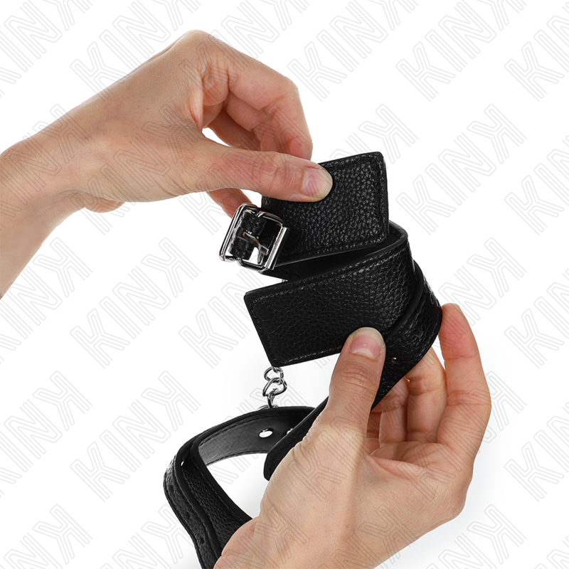 KINK - MUÑEQUERAS ESTILO SERPIENTE NEGRO AJUSTABLE 20-28 CM X 5.4 CM KINK WRIST RESTRAINT