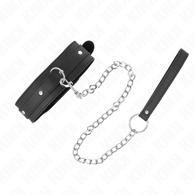 KINK - COLLAR CON CORREA 65 CM 1 ANILLO AJUSTABLE 38-49 CM X 5 CM KINK COLLAR & GAG