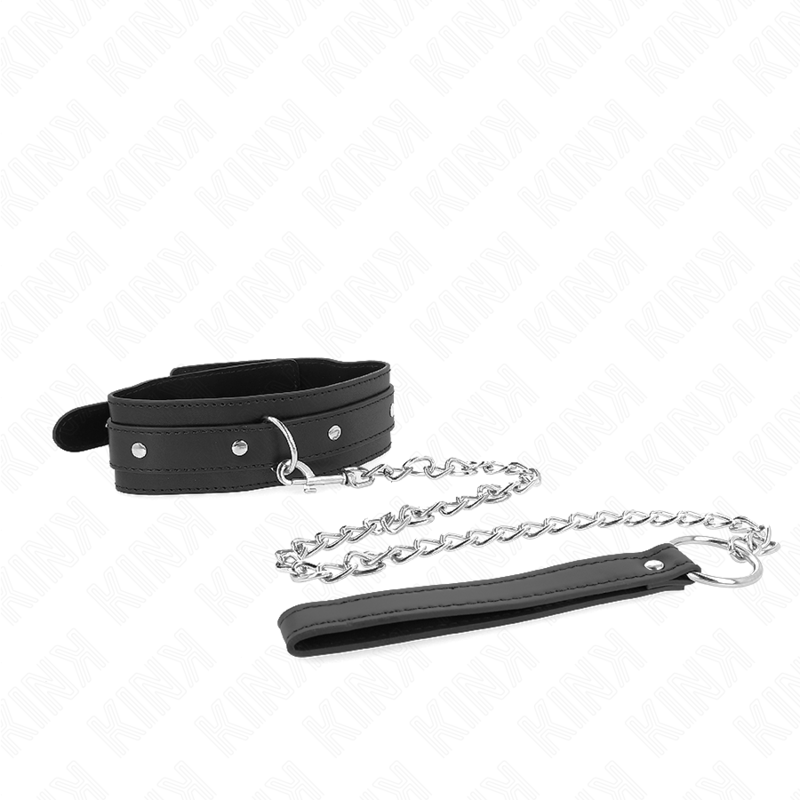 KINK - COLLAR CON CORREA 65 CM 1 ANILLO AJUSTABLE 38-49 CM X 5 CM KINK COLLAR & GAG