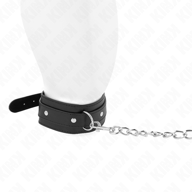 KINK - COLLAR CON CORREA 65 CM 1 ANILLO AJUSTABLE 38-49 CM X 5 CM KINK COLLAR & GAG