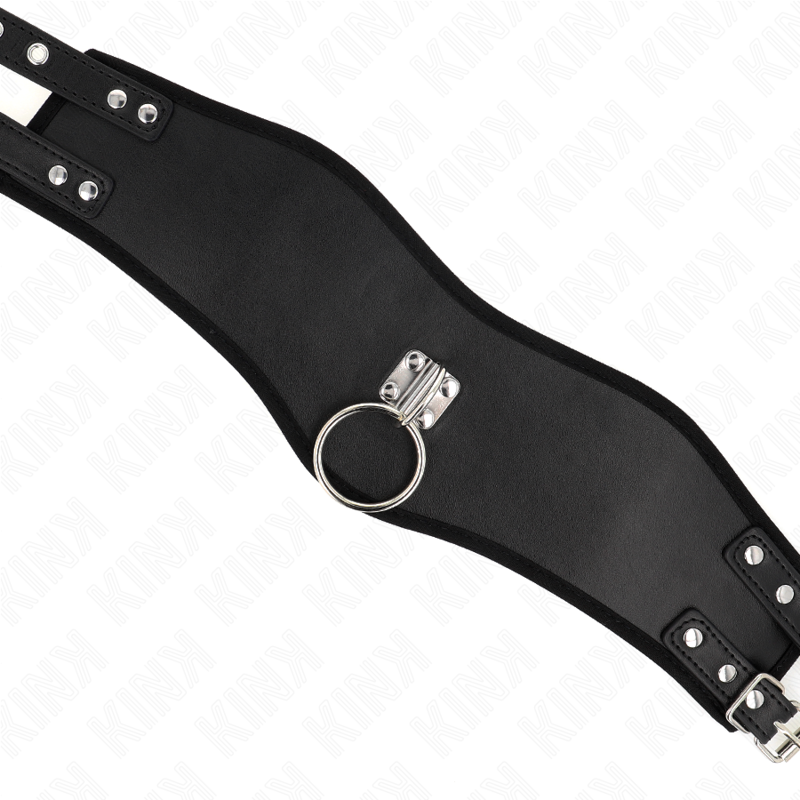 KINK - COLLAR CON CORREA 65 CM ANCHO NEGRO AJUSTABLE 40-55 CM X 10 CM KINK COLLAR & GAG