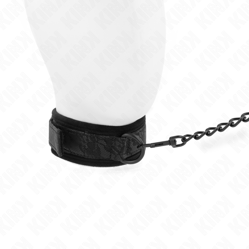 KINK - COLLAR CON CORREA 77 CM MODELO BÁSICO MODELO 5 AJUSTABLE 34-54 CM X 5 CM KINK COLLAR & GAG