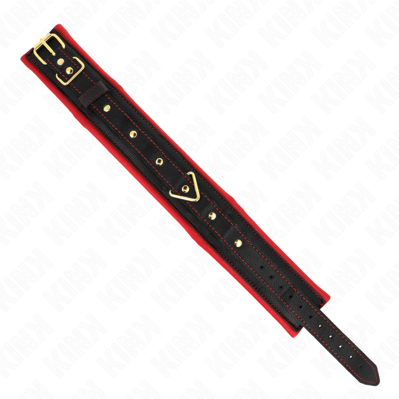 KINK - COLLAR CON CORREA DE TEJIDO LISO AJUSTABLE 33-48 CM X 5.7 CM KINK COLLAR & GAG