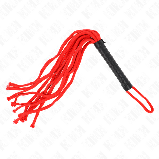 KINK - LÁTIGO DE CUERDA ROJO 56 CM KINK IMPACT & TOUCH