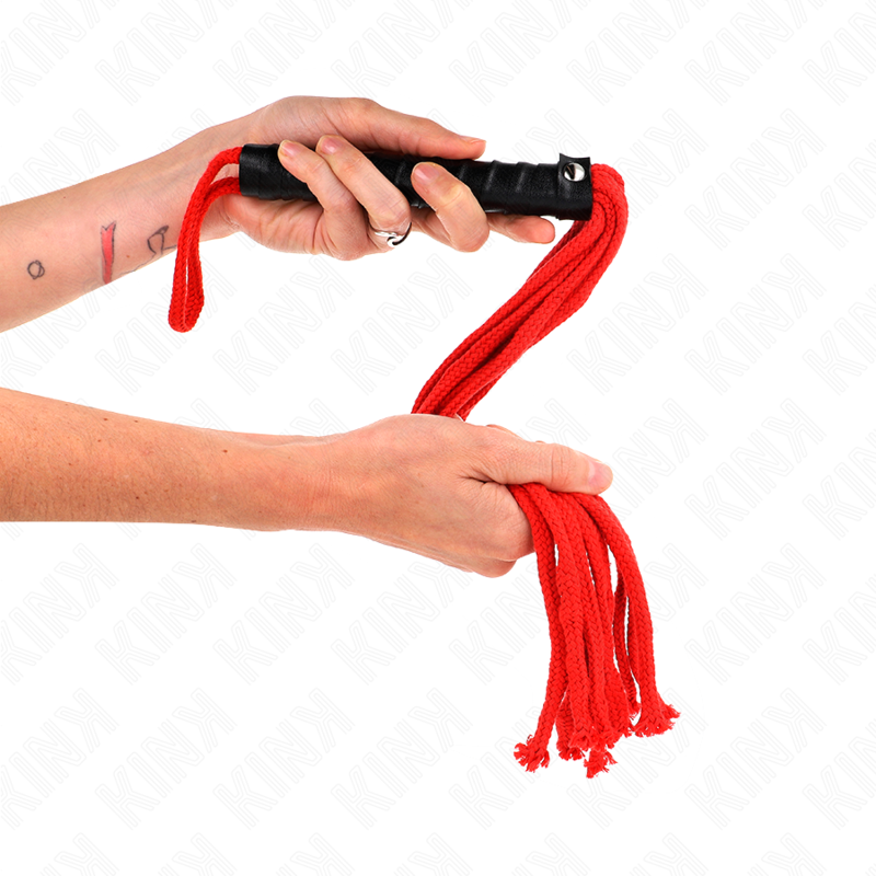 KINK - LÁTIGO DE CUERDA ROJO 56 CM KINK IMPACT & TOUCH
