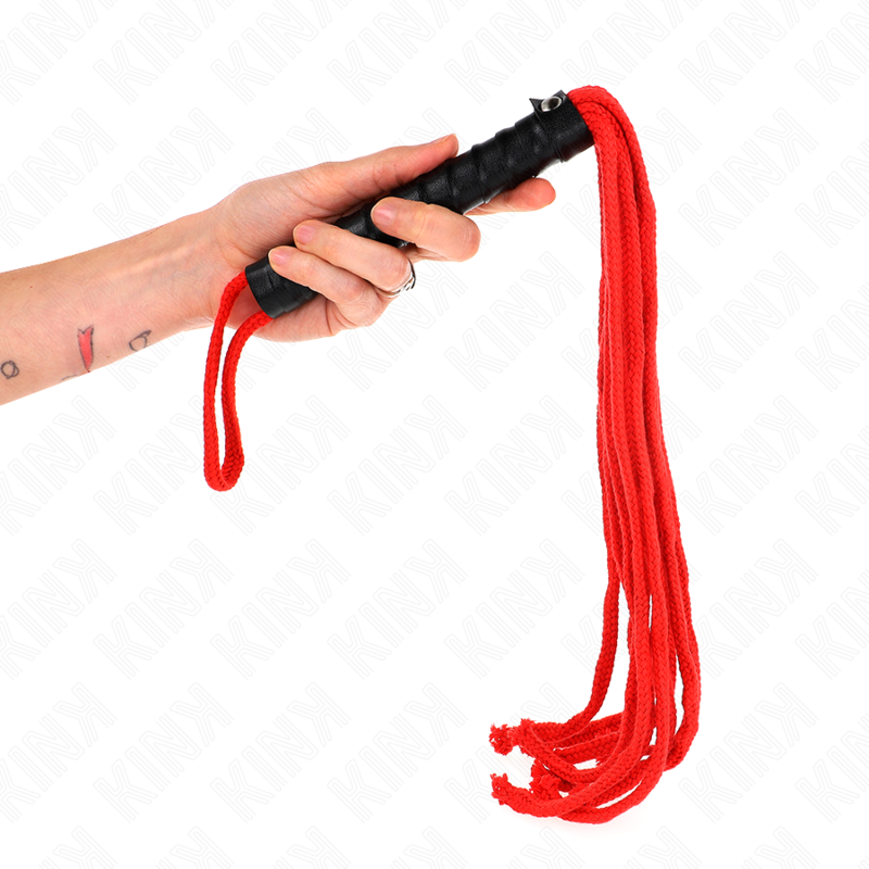 KINK - LÁTIGO DE CUERDA ROJO 56 CM KINK IMPACT & TOUCH