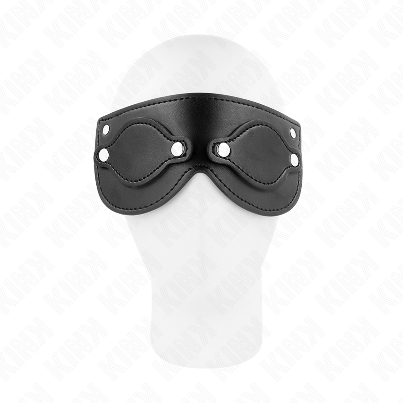 KINK - MÁSCARA DE POLIPIEL CON CUBIERTAS PARA OJOS DESMONTABLES 22 x 9 CM KINK MASKED ALLURE