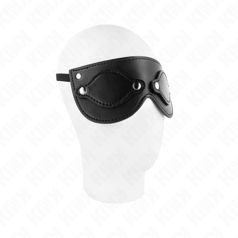 KINK - MÁSCARA DE POLIPIEL CON CUBIERTAS PARA OJOS DESMONTABLES 22 x 9 CM KINK MASKED ALLURE