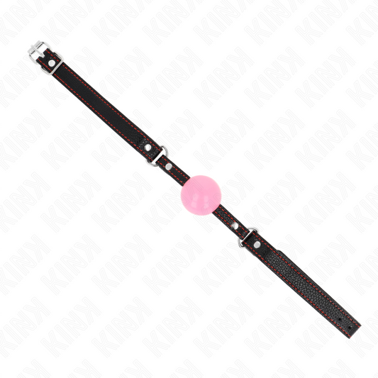 KINK - MORDAZA DE BOLA 4 CM DE ORO ROSA 60 x 2 CM KINK COLLAR & GAG