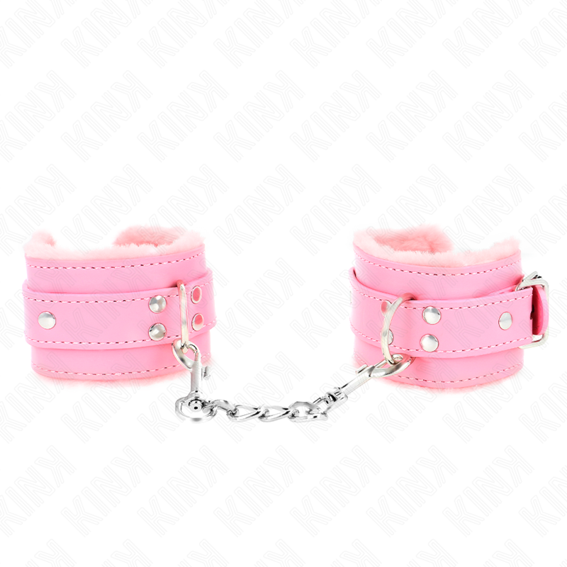 KINK - MUÑEQUERAS FORRADAS ROSA CON CORREA ROSA AJUSTABLE 20-29 CM X 5.5 CM KINK WRIST RESTRAINT