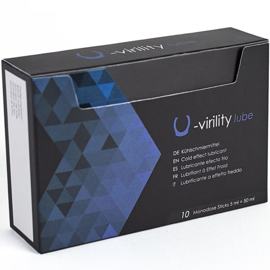 500 COSMETICS - U-VIRILITY LUBE LUBRICANTE EFECTO FRIO 10 X 5 ML 500COSMETICS