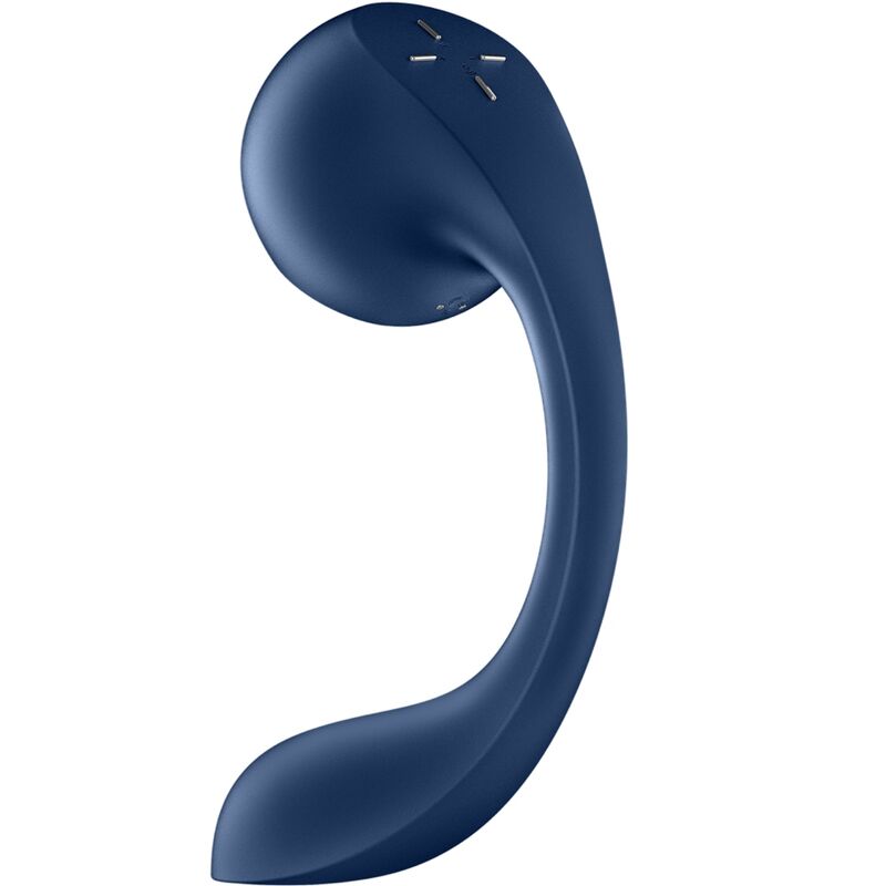SATISFYER - PRO+ WAVE 4 ESTIMULADOR PUNTO G & AIR PULSE APLICACIÓN GRATUITA AZUL OSCURO SATISFYER AIR PULSE