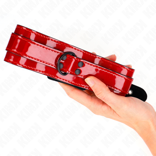 KINK - COLLAR AJUSTABLE ROJO VINO 37.5-49.5 CM X 5 CM KINK COLLAR & GAG