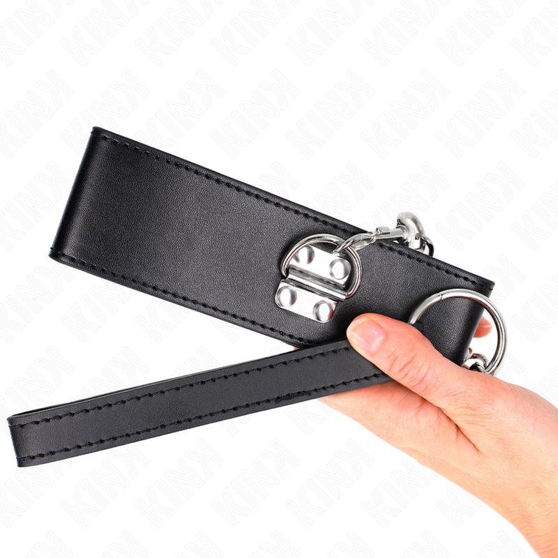 KINK - COLLAR CON CORREA 65 CM ANCHO NEGRO AJUSTABLE 33.5-41 CM X 5 CM KINK COLLAR & GAG