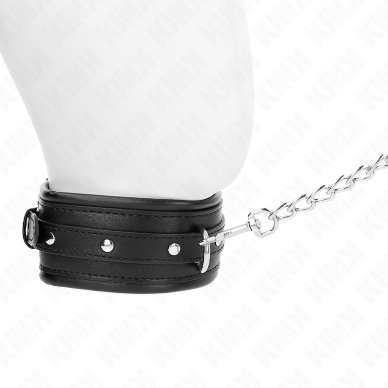 KINK - COLLAR CON CORREA 65 CM HEBILLA BRILLANTE 48.5 CM X 5.3 CM KINK COLLAR & GAG