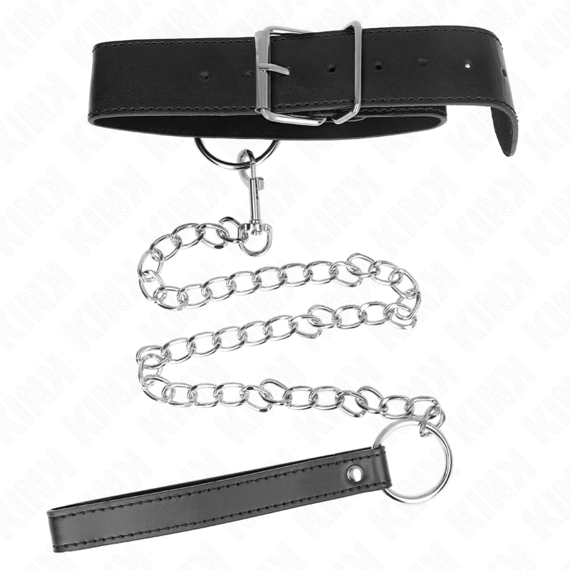 KINK - COLLAR CON CORREA MODELO BÁSICO MODELO 4 AJUSTABLE 36-43 CM KINK COLLAR & GAG