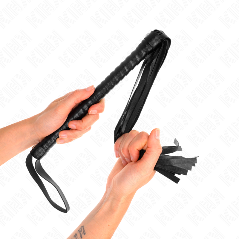 KINK - LÁTIGO CON MANGO TEXTURIZADO NEGRO 48.5 CM KINK IMPACT & TOUCH