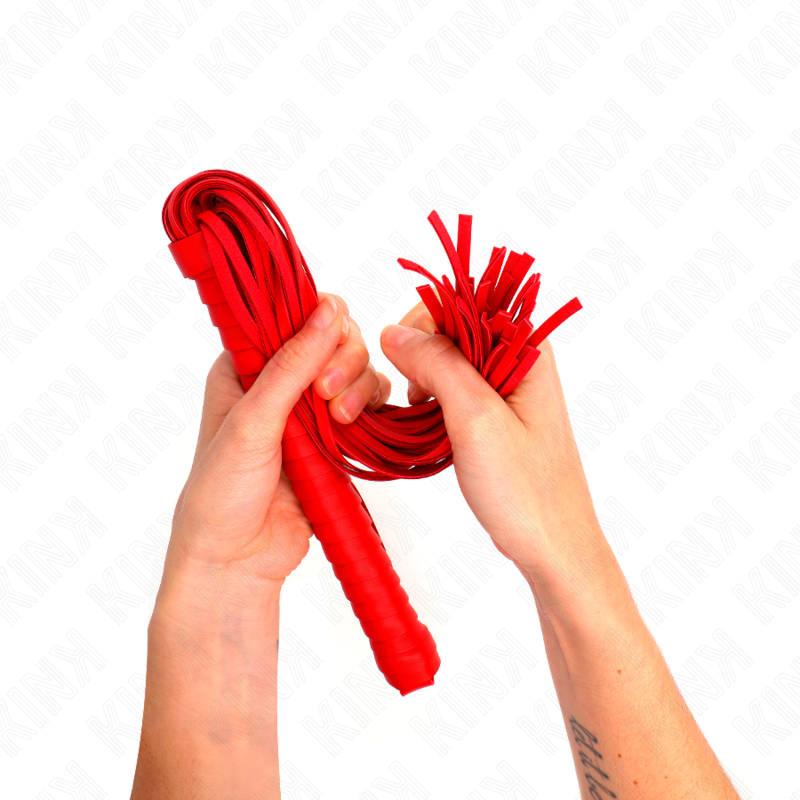KINK - LÁTIGO CON MANGO TEXTURIZADO ROJO 48.5 CM KINK IMPACT & TOUCH