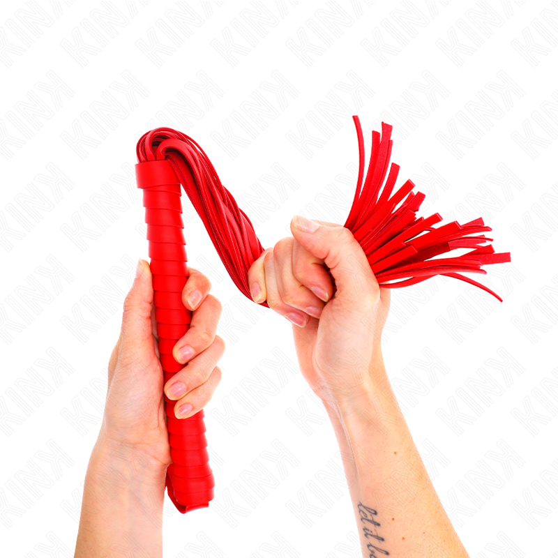 KINK - LÁTIGO CON MANGO TEXTURIZADO ROJO 48.5 CM KINK IMPACT & TOUCH