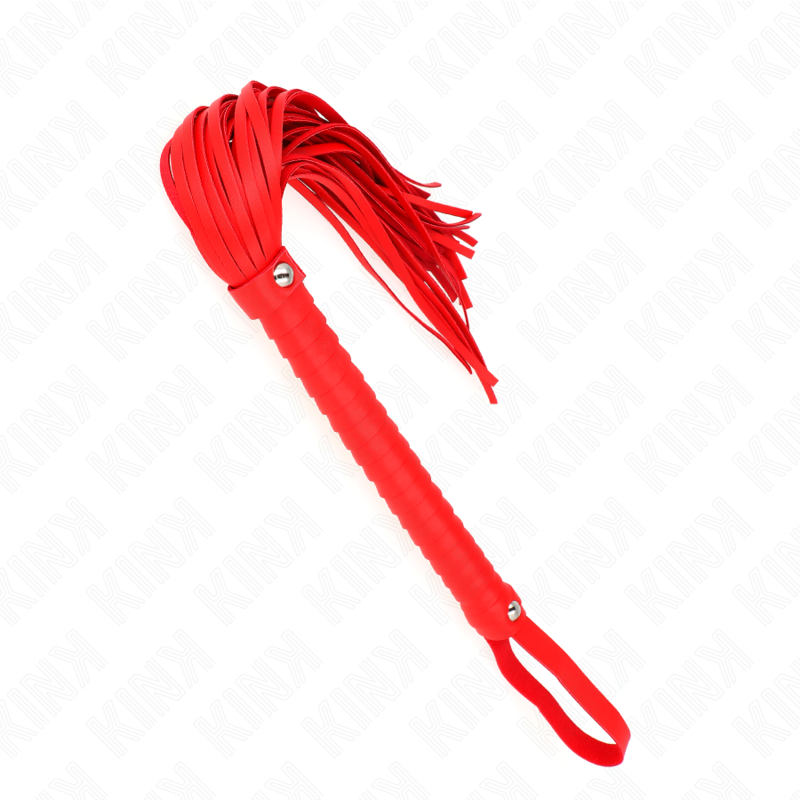 KINK - LÁTIGO CON MANGO TEXTURIZADO ROJO 48.5 CM KINK IMPACT & TOUCH