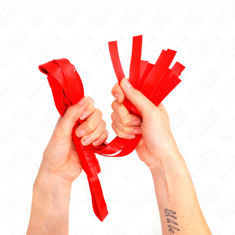 KINK - LÁTIGO DE COLA ANCHA ROJO 48.5 CM KINK IMPACT & TOUCH
