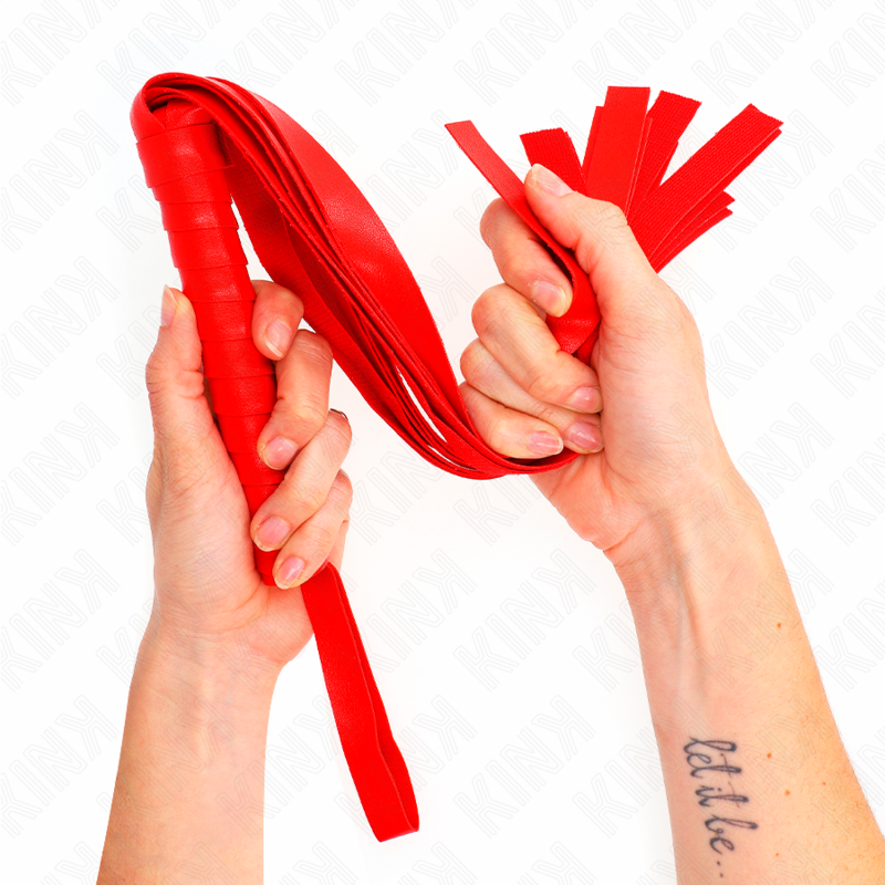 KINK - LÁTIGO DE COLA ANCHA ROJO 48.5 CM KINK IMPACT & TOUCH