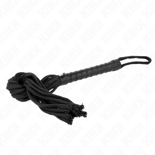 KINK - LÁTIGO DE CUERDA NEGRO 56 CM KINK IMPACT & TOUCH