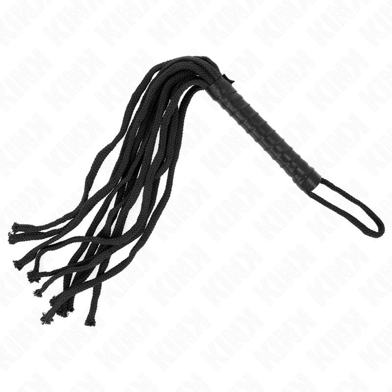 KINK - LÁTIGO DE CUERDA NEGRO 56 CM KINK IMPACT & TOUCH