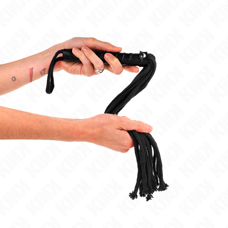 KINK - LÁTIGO DE CUERDA NEGRO 56 CM KINK IMPACT & TOUCH