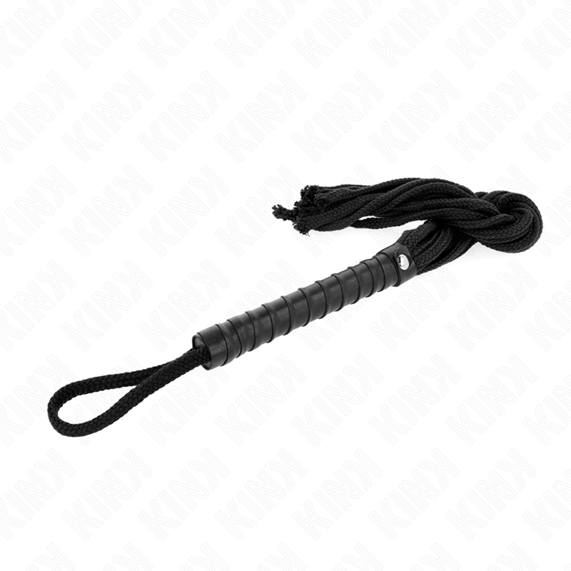 KINK - LÁTIGO DE CUERDA NEGRO 56 CM KINK IMPACT & TOUCH
