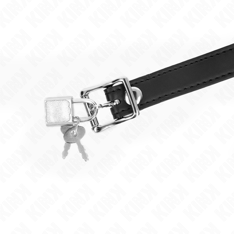KINK - MORDAZA DE BOLA 4 CM DE SILICONA MODELO 1 CON CANDADO 60 x 2 CM KINK COLLAR & GAG